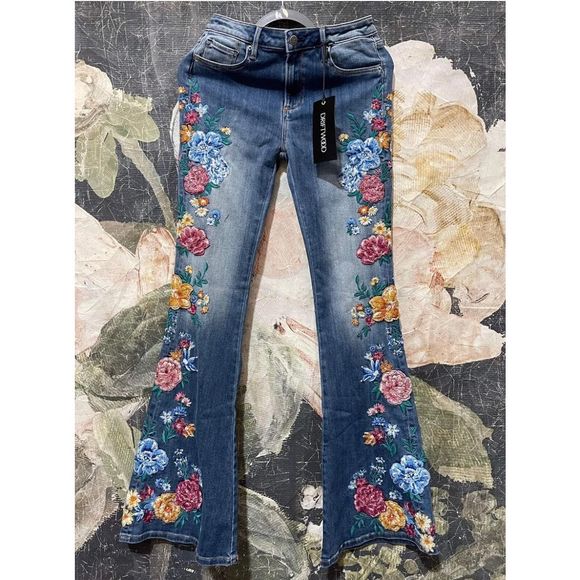 NWT Driftwood- Farrah Flare - Honey Suckle Size 26 - Picture 5 of 10